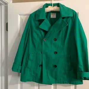 Old Navy Green pea coat size Medium